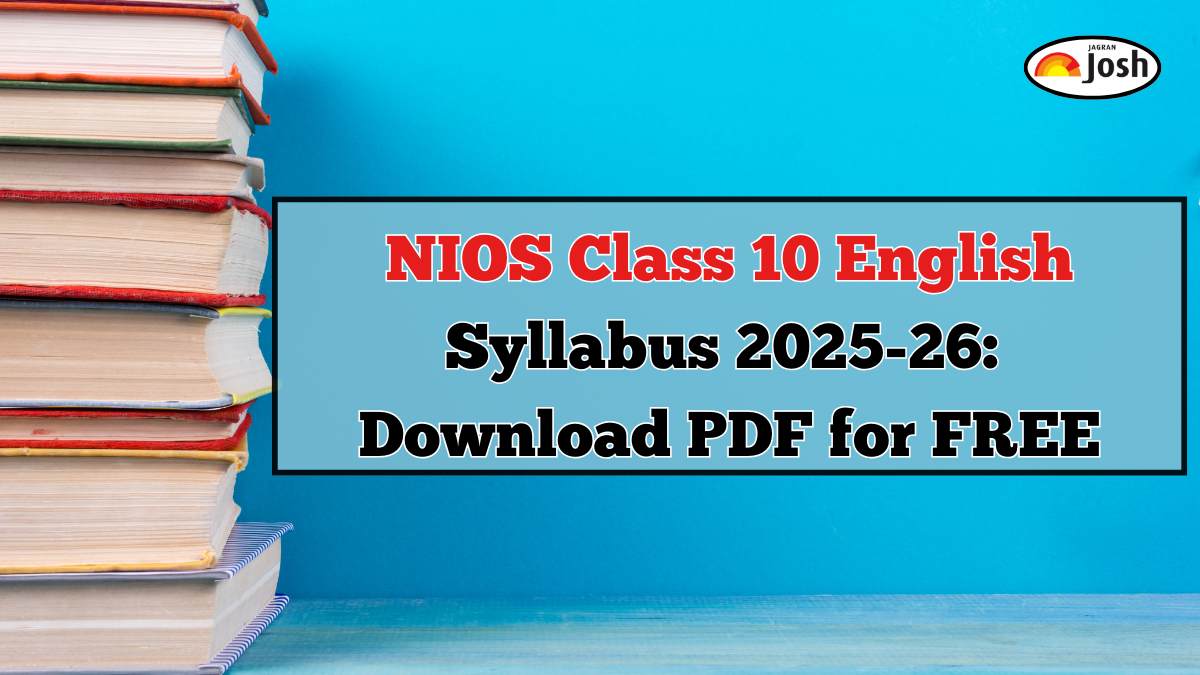 NIOS Class 10 English Syllabus 2025-26: Download PDF for FREE