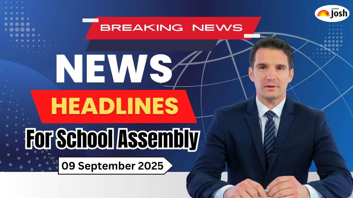 Get here today’s and tomorrow news headlines in English for School Assembly