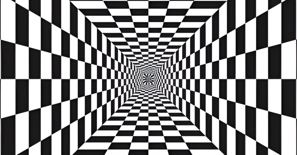 With a High IQ of 161 and Hawkeye-Like Focus, Can You Prove Yourself by Spotting the 66 in This Psychedelic Chessboard Illusion?