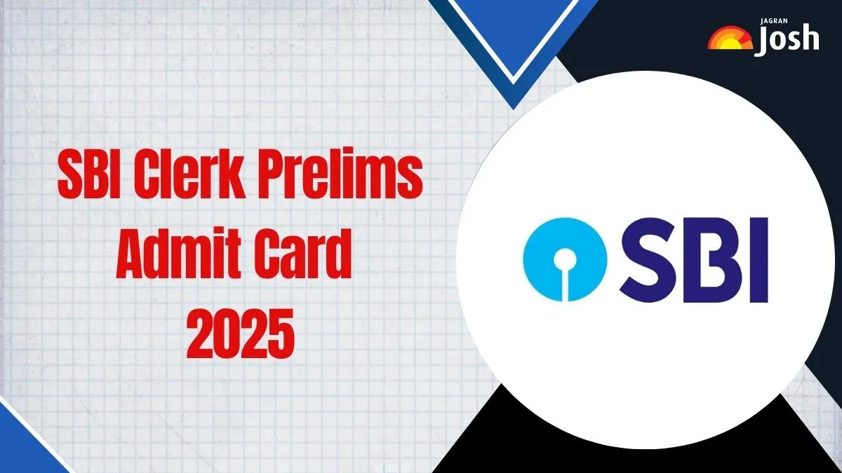 SBI Clerk Prelims Admit Card 2025 Link