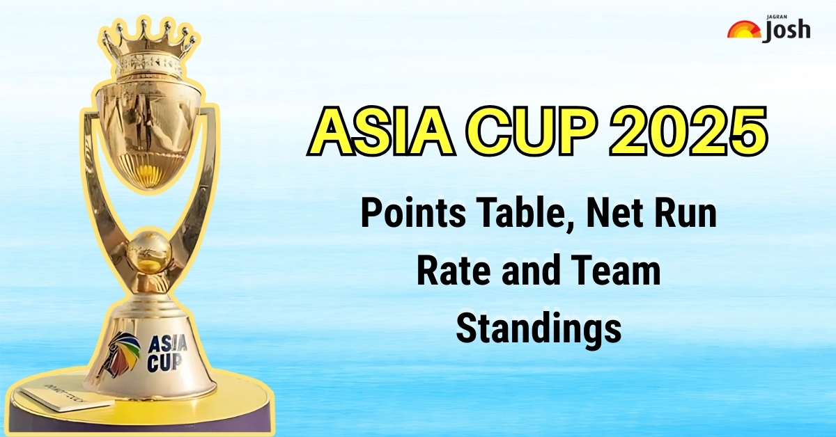 Asia Cup 2025 Points Table: Team Standings, Group Ranking and Net Run Rate