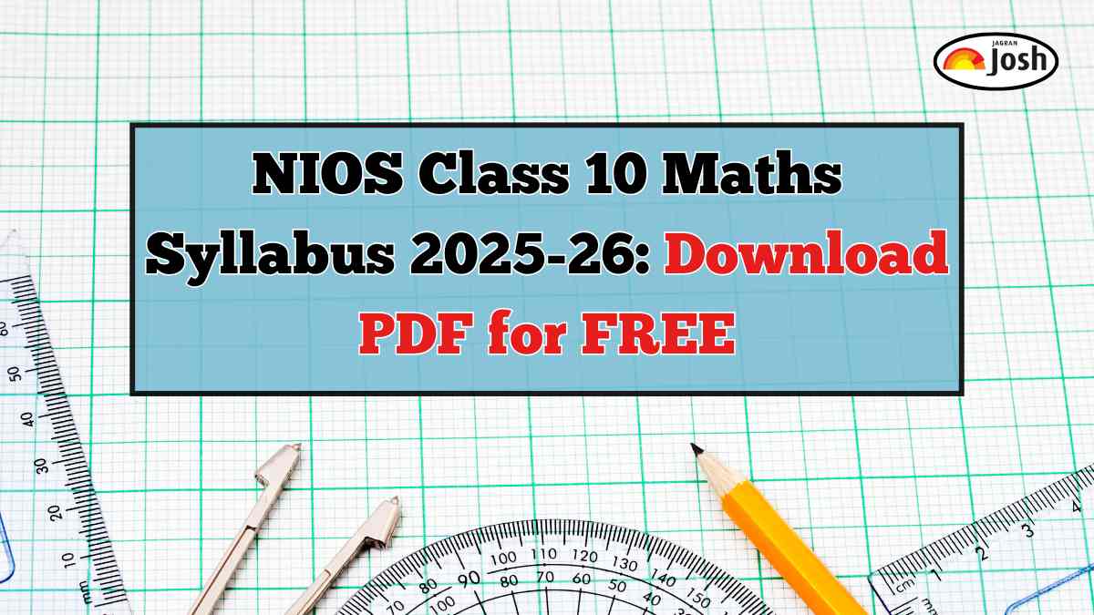 NIOS Class 10 Maths Syllabus 2025-26: Download PDF for FREE