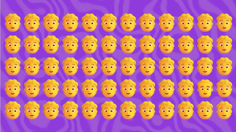 Only 1% with the Sharpest Eyes Can Find the Odd Man in 4 Seconds!