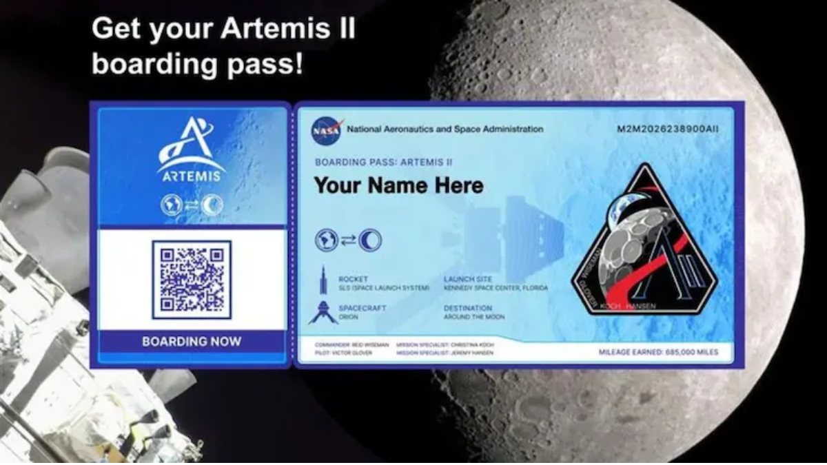 How to Launch Your Name Around Moon in 2026? Know All About NASA's Artemis II Mission