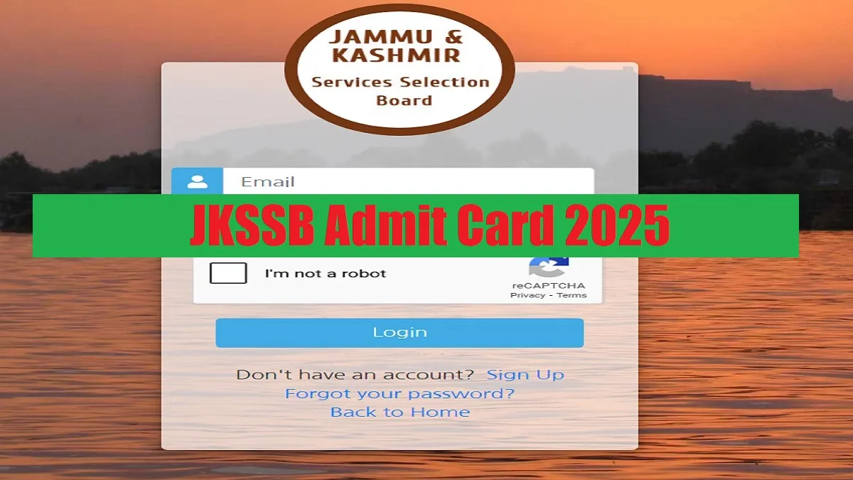 Get all details about JKSSB Constable PET Admit Card 2025 here