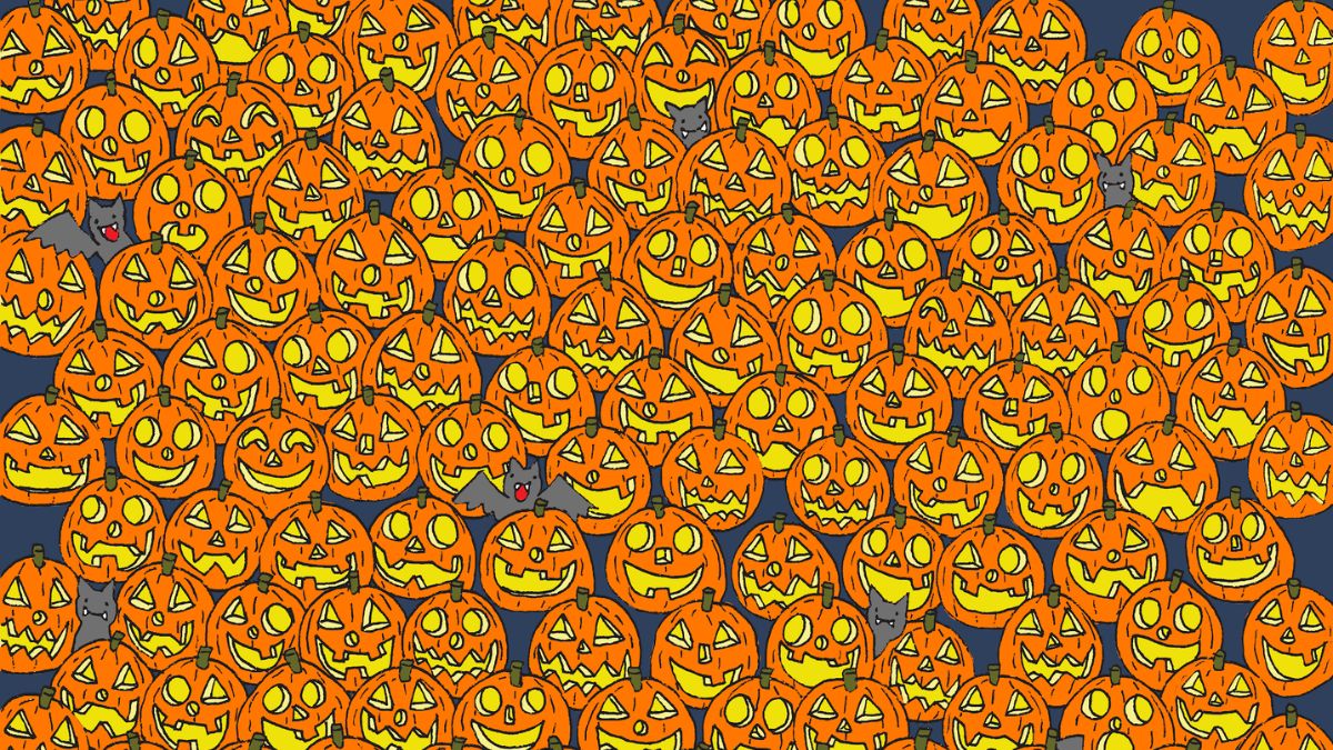 Are You Among Top 1% Puzzle Masterminds? Spot The Pumpkin Without A Nose In 18 Seconds!