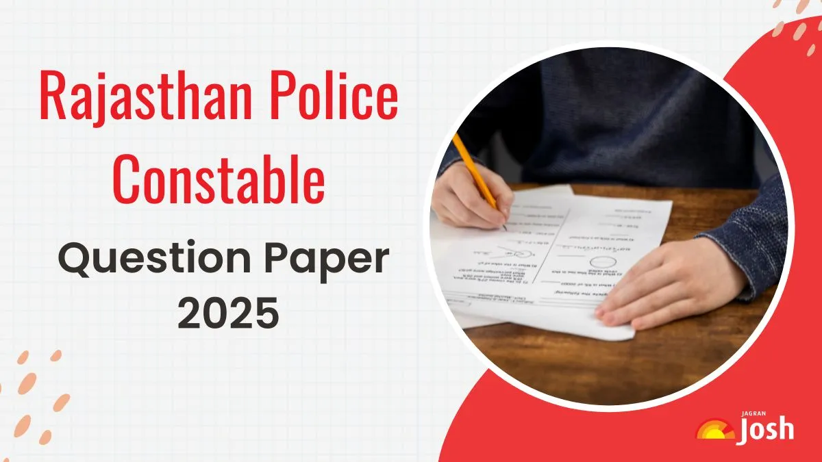 Rajasthan Police Constable Question Paper 2025