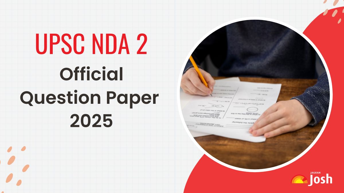 NDA 2 Question Paper 2025 Out (Official): Download Set Wise Maths and GAT Paper PDF