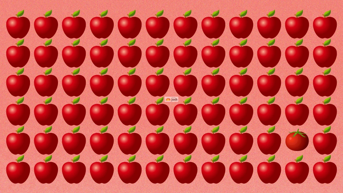 Only 3% with 20/20 vision can find the tomato in 6 seconds!