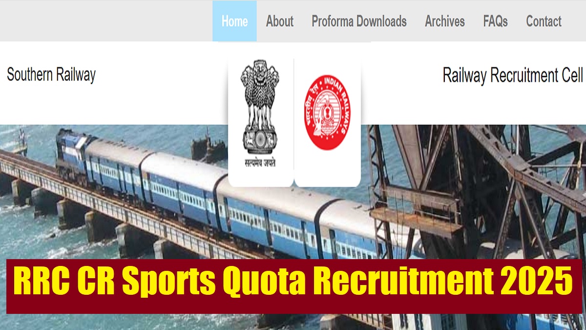 RRC Recruitment 2025 Notification Released: Apply Online for 67 Sports Quota posts at rrcmas.in - More Details Here