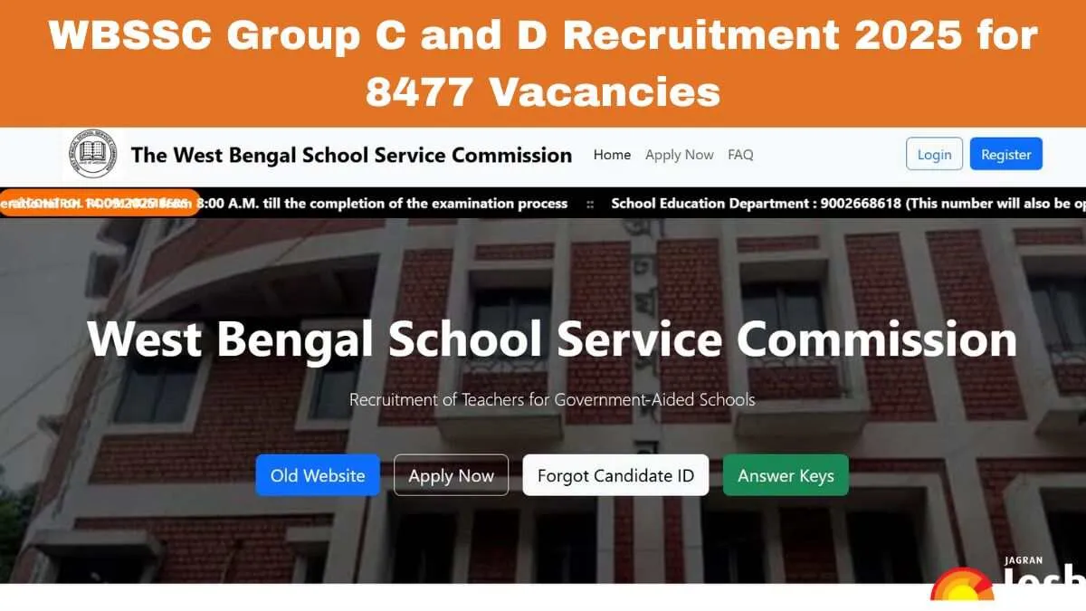 WBSSC Group C and D Recruitment