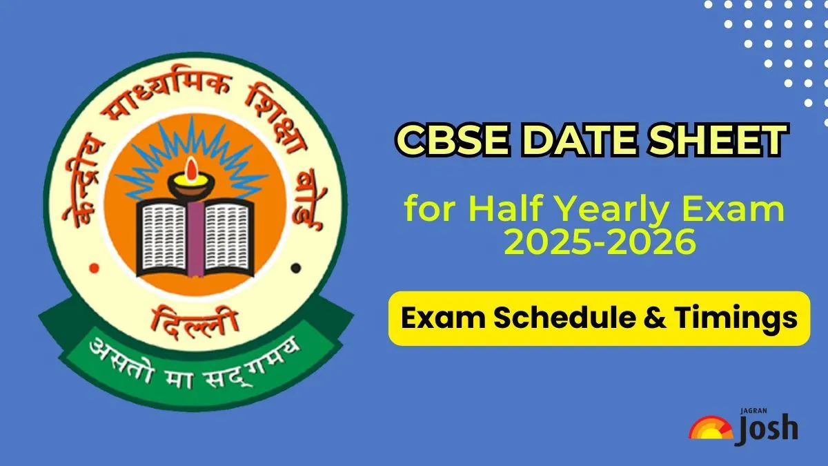 Check CBSE Date Sheet for Mid-Term Exams 2025-26