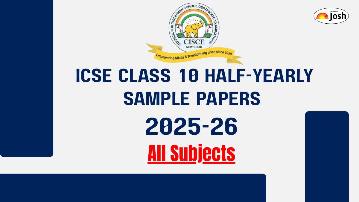 ICSE Class 10 Half Yearly Sample Papers 2025 All Subjects: Download PDF
