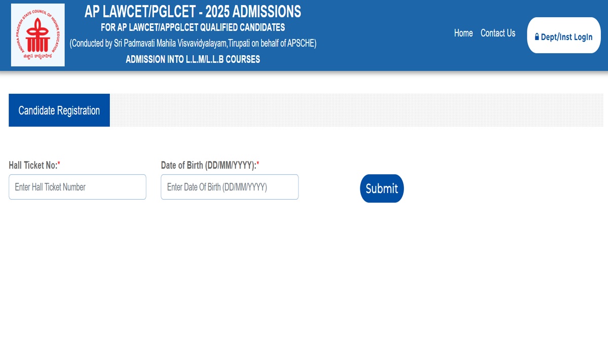 AP LAWCET/ PGLCET 2025 Counselling Registration Close Today, Apply at lawcet-sche.aptonline.in