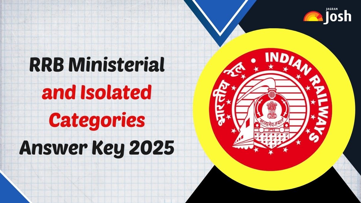 RRB Ministerial and Isolated Categories Answer Key 2025: मिनिस्टीरियल और आइसोलेटेड कैटेगरी आंसर-की जल्द, ऐसे कर सकेंगे डाउनलोड