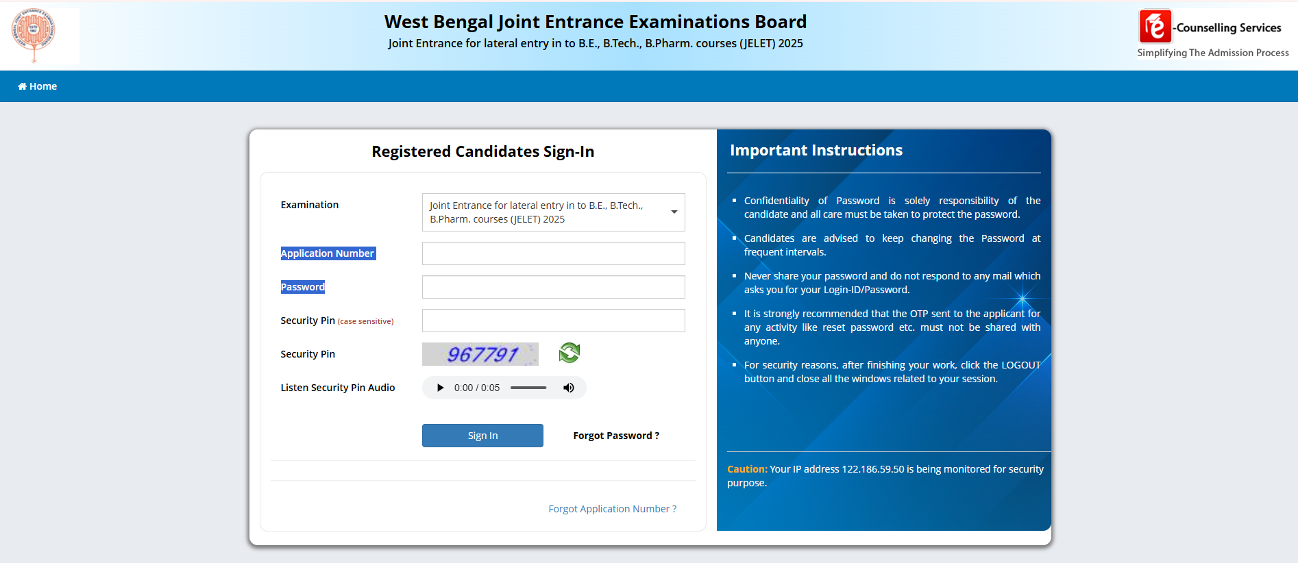WBJEE JELET 2025: WBJEEB Opens Application Correction Facility Online at wbjeeb.nic.in; Details here