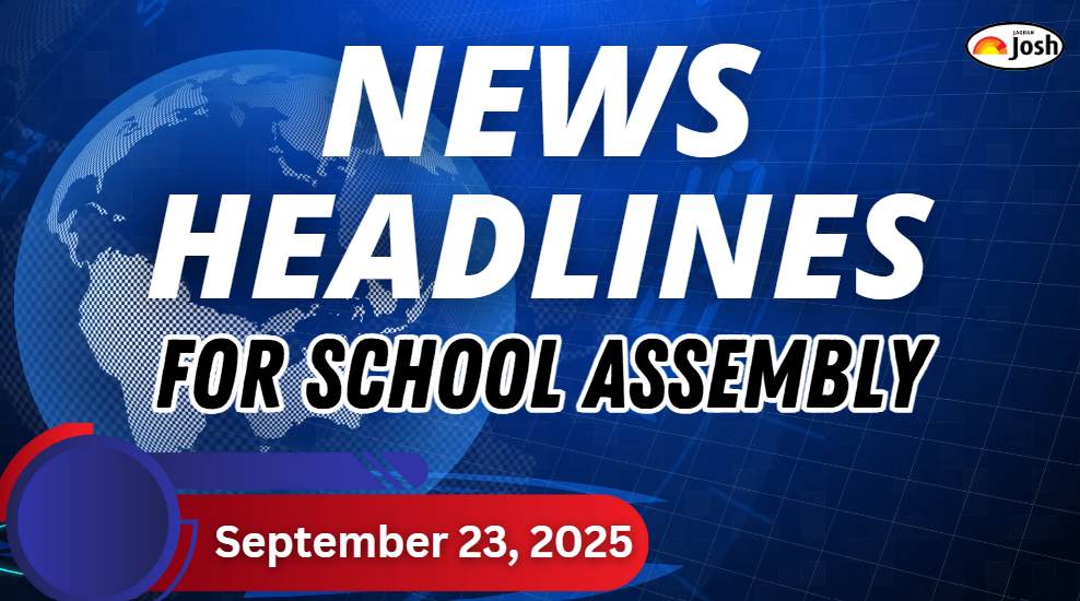 School Assembly Headlines Today (23 September): PM Modi launches infrastructure projects in Arunachal Pradesh, GST changes to increase GDP and Other News in English