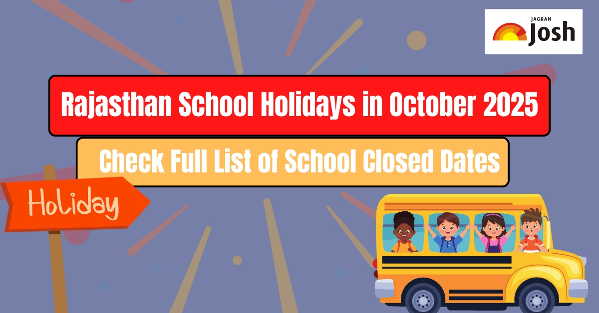 Rajasthan School Holidays in October 2025: Check Full List of School Closed Dates for Festival and Important Days