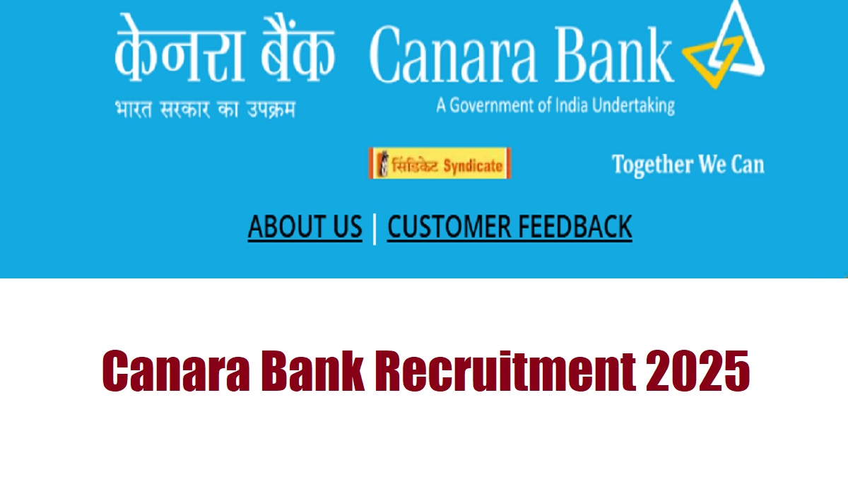 Canara Bank Apprentice Recruitment 2025 Notification Released for 3500 Posts - Apply Online at nats.education.gov.in