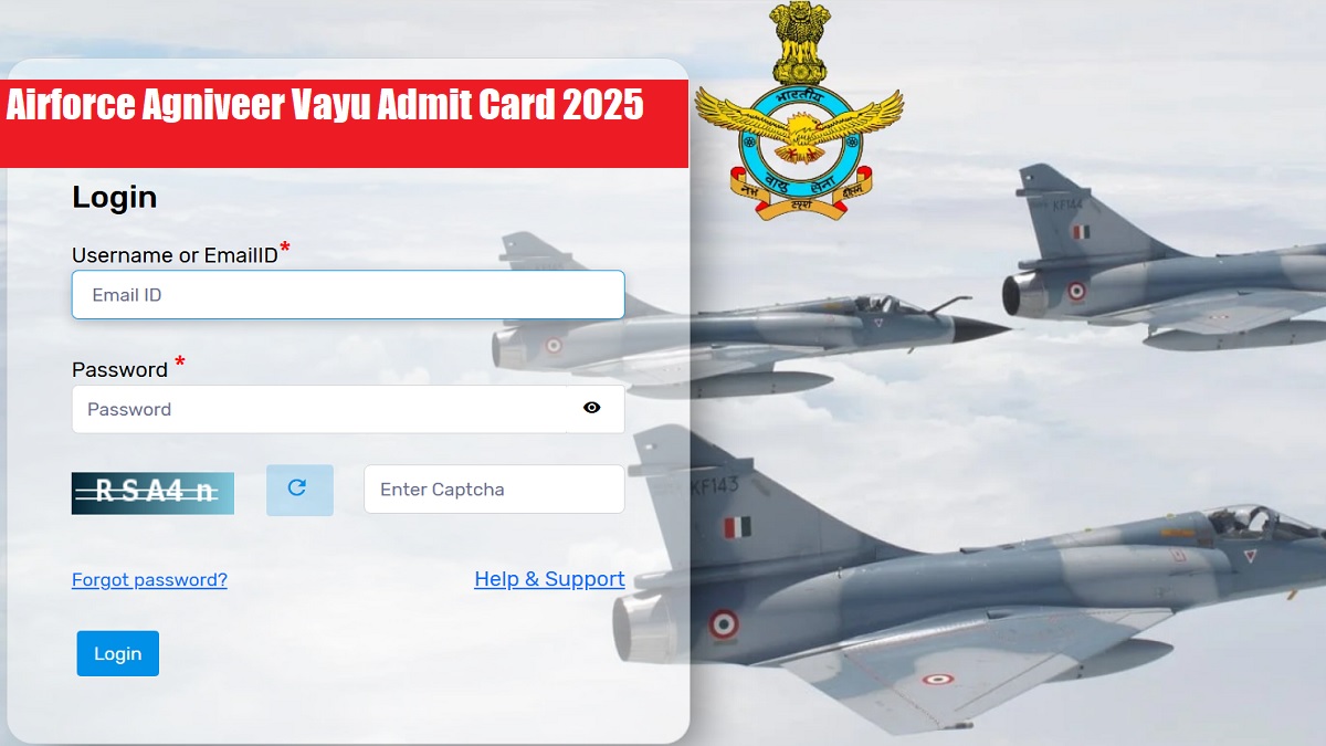 Indian Air Force Agniveer Admit Card 2025 Releasing Today at agnipathvayu.cdac.in, Download Exam Hall Ticket PDF Link Here