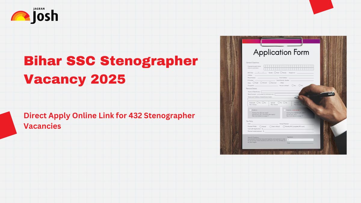 Bihar BSSC Stenographer Vacancy 2025 Apply Online Begins for 432 Posts at bssc.bihar.gov.in - Check Last Date and More Here