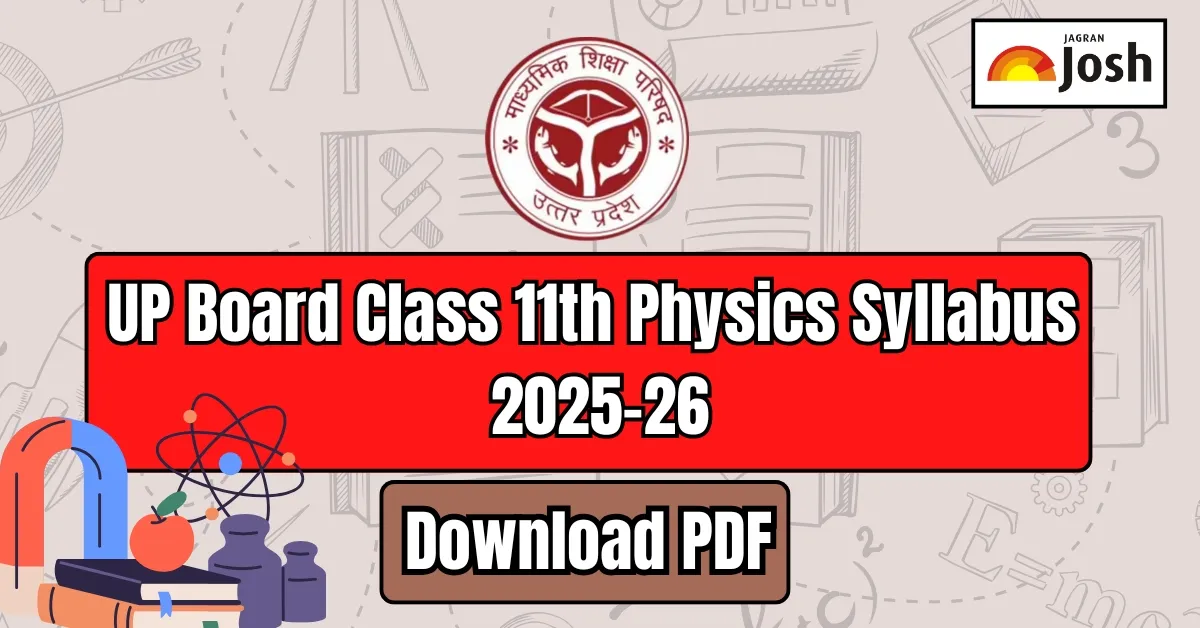 UP Board Class 11th Physics Syllabus 2025-26: Download PDF