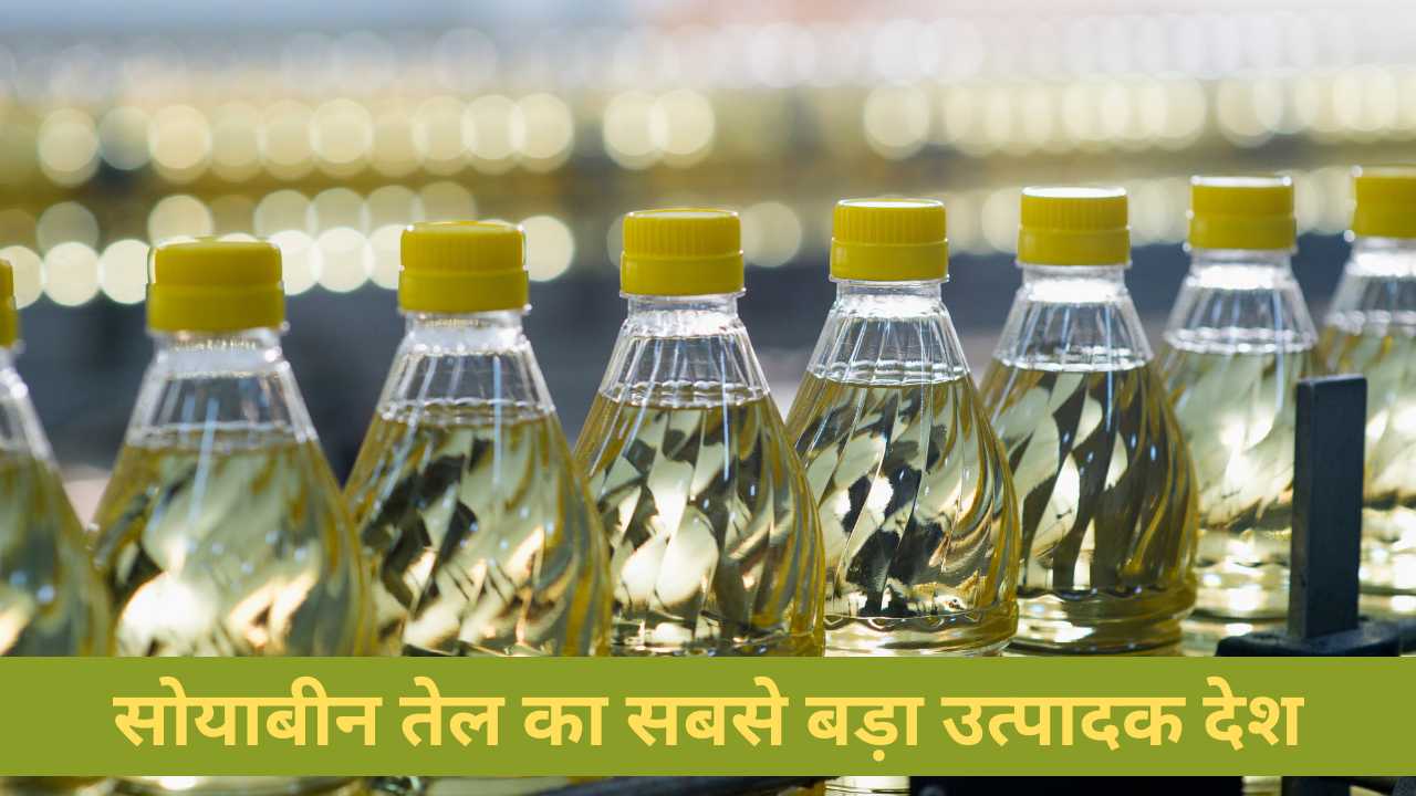 दुनिया में सोयाबीन तेल का सबसे बड़ा उत्पादक देश कौन सा है?