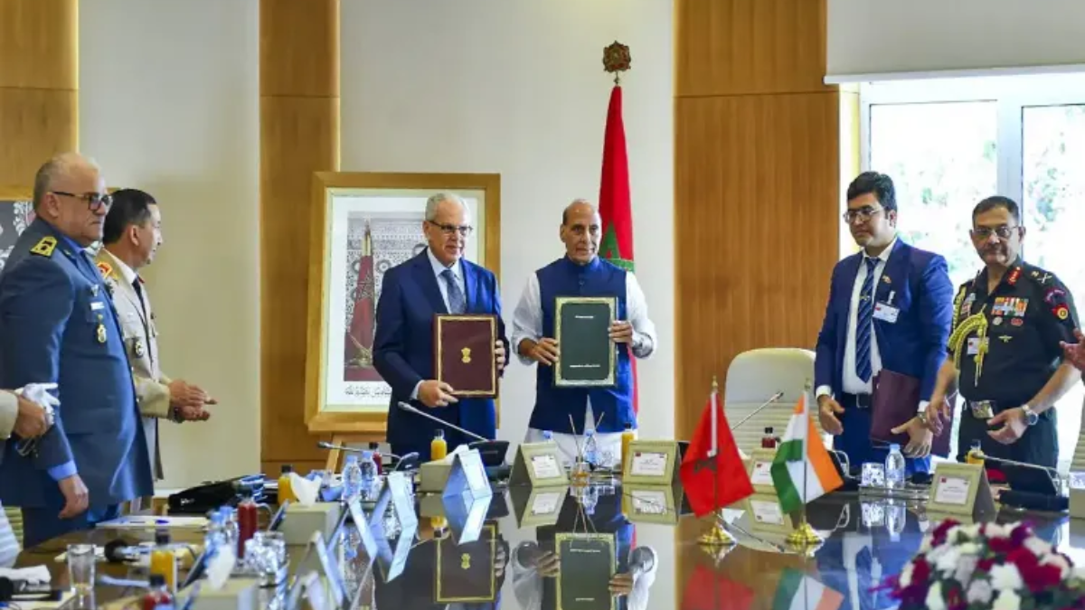 Rajnath Singh Inaugurates India's Defence Production Unit in Morocco