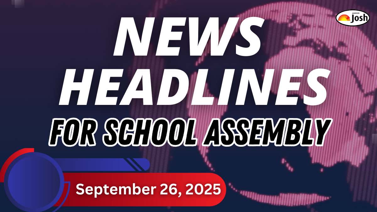School Assembly Headlines Today (26 September): India's Top Defence Exporter Goal says PM Modi, Defence Ministry Boosts Aatmanirbharta and Other News in English