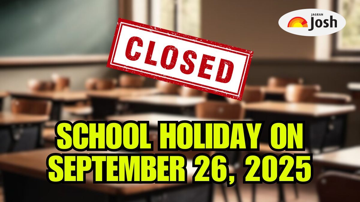 School Holiday on 26th September 2025 (Friday): Schools Closed in These States Due to Rains and Festivals