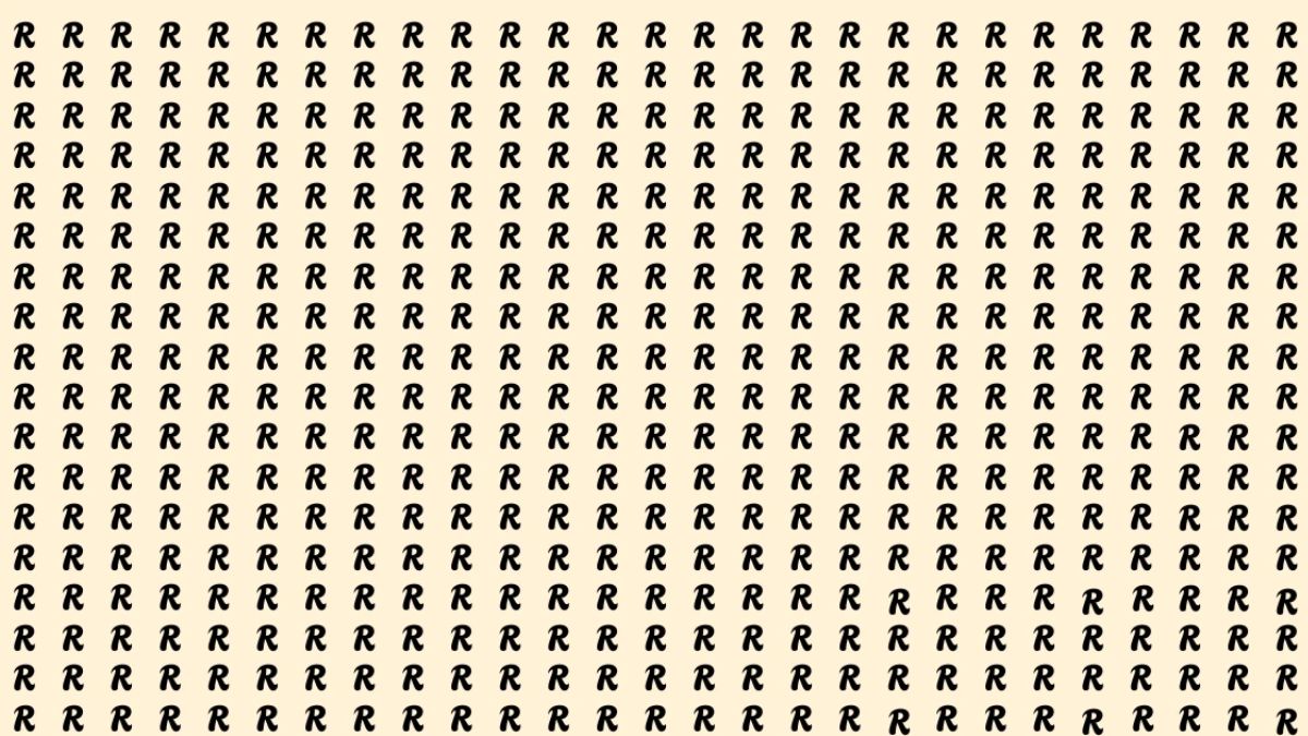 Only 1% with their Sharp IQ can find the Hidden Letter “K” in this R-Repeating Brain Teaser Series