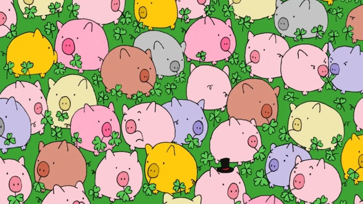 Find the four-leaf clover!