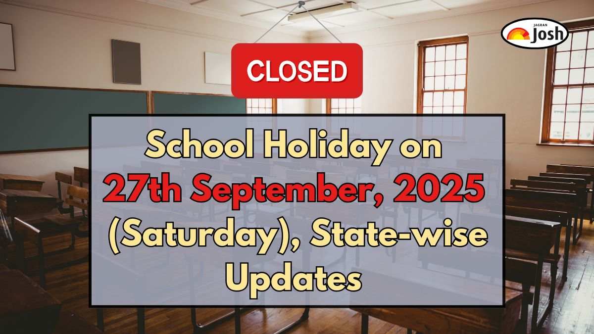 School Holiday on 27th September 2025 (Saturday): Schools Closed in THESE States Due to Rains & Regional Festivals