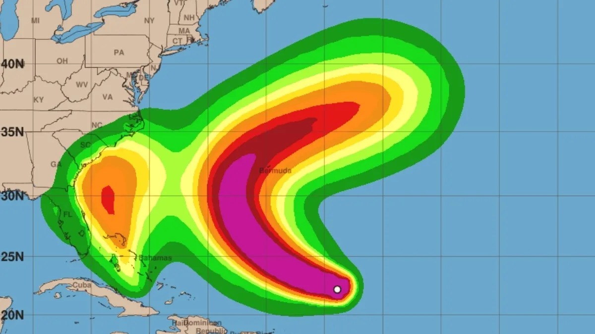 Where Is Hurricane Humberto Tracking Now?