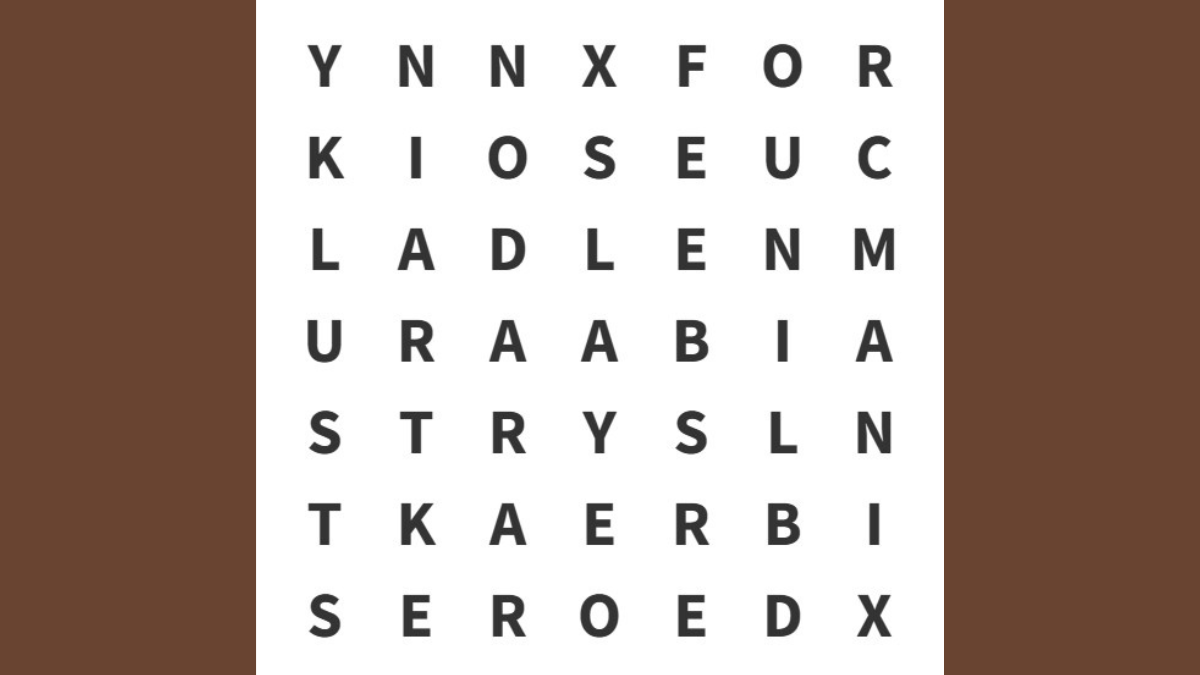 Word Puzzle: Only the smartest can find the hidden word in 10 seconds!