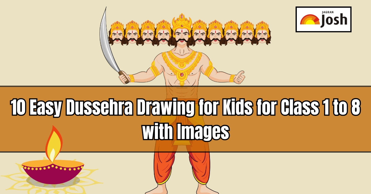 10 Easy Dussehra Drawing Ideas for Class 1 to 8 Kids; Check Here for Images
