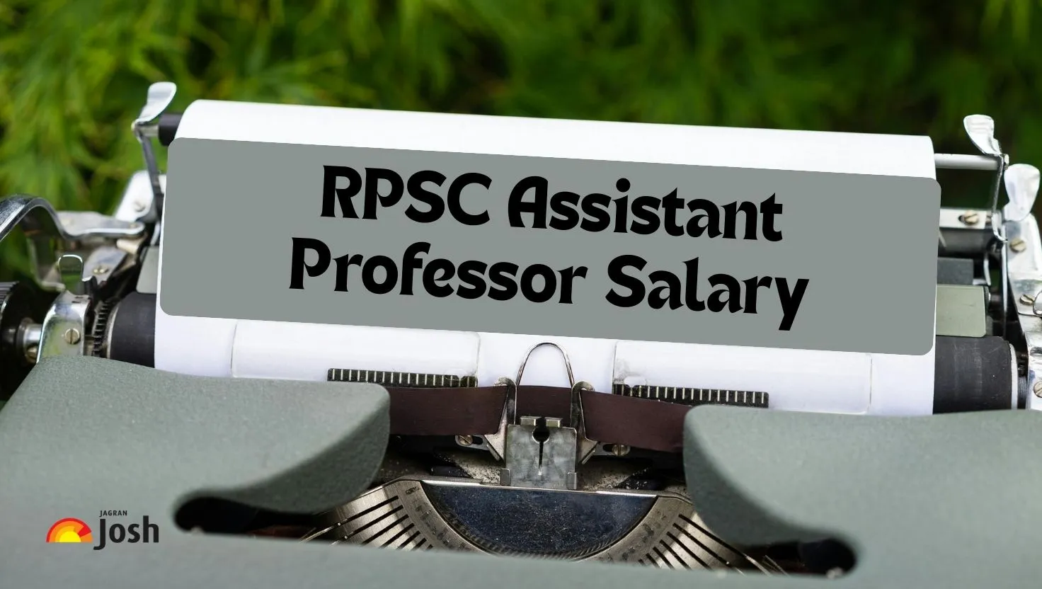 Check the RPSC Assistant Professor Salary