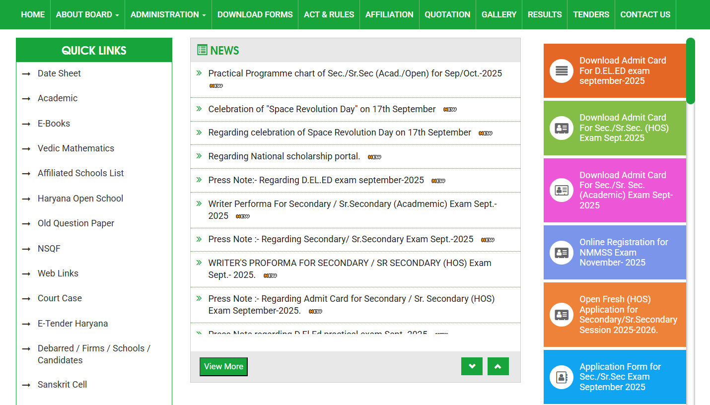 HBSE Date Sheet 2026: Haryana Board to Release Class 10th, 12th Time Table Soon at bseh.org.in; Details here