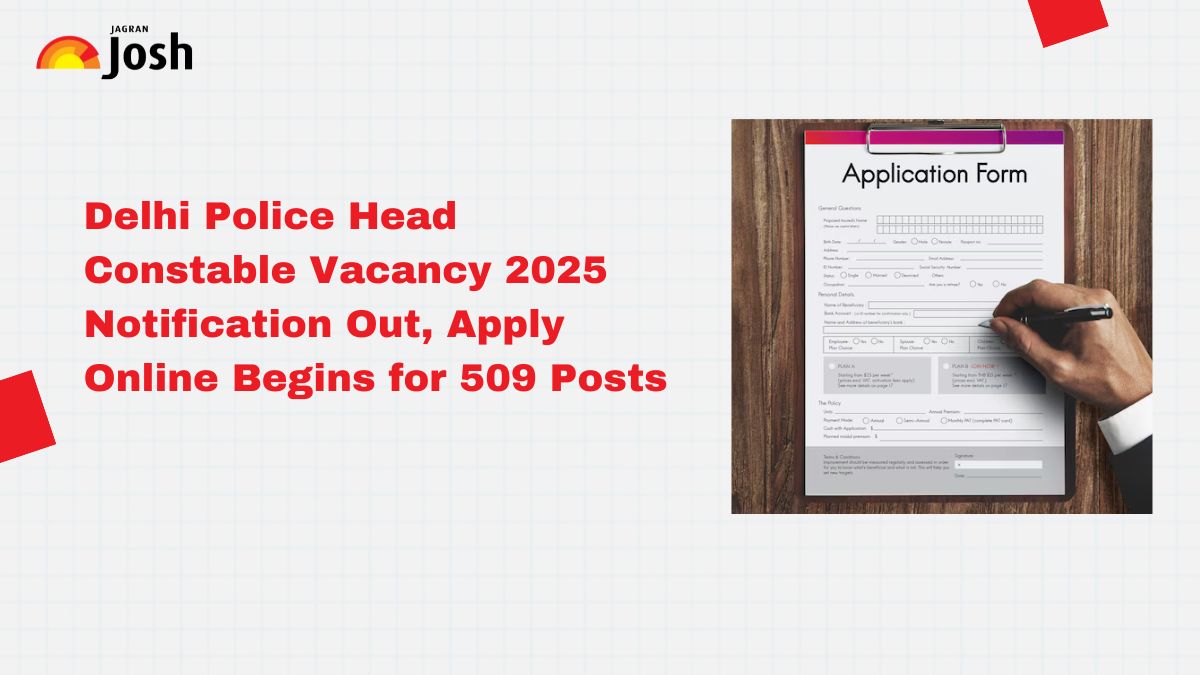 Delhi Police Head Constable Vacancy 2025: Apply Online Begins at ssc.gov.in for 509 Posts, Check Application Fees, Age Limit and More