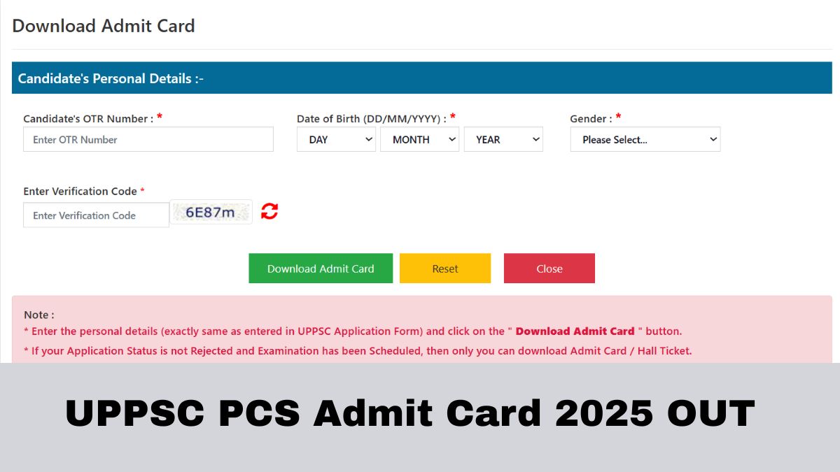 UPPSC PCS Admit Card 2025 OUT: यूपी पीसीएस एडमिट कार्ड uppsc.up.nic.in पर जारी, ये रहा Direct Link