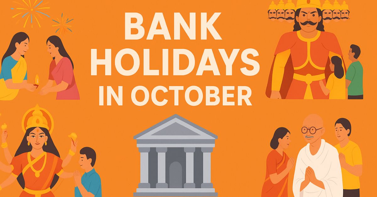List of Bank Holidays in October 2025: Check All India and State-wise Bank Holiday