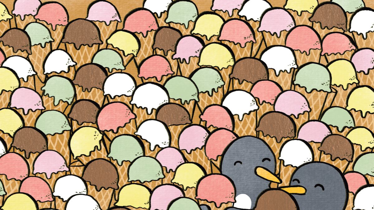 If You Possess Extra Sharp Eyes and 220+ IQ Then Find Three Empty Ice Cream Cones In 15 Seconds!