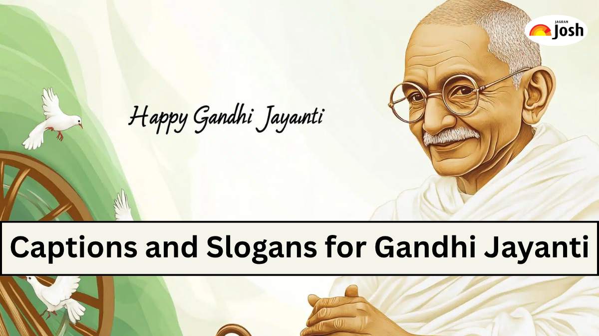 Gandhi Jayanti 2025: Short and Unique Captions and Slogans on Mahatma Gandhi Birth Anniversary
