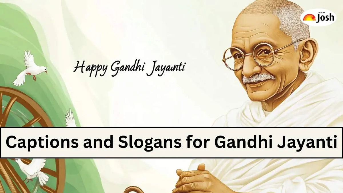 Gandhi Jayanti 2025: Short and Unique Captions and Slogans on Mahatma Gandhi Birth Anniversary for Students