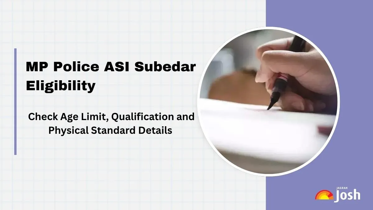 MP Police ASI Eligibility Criteria