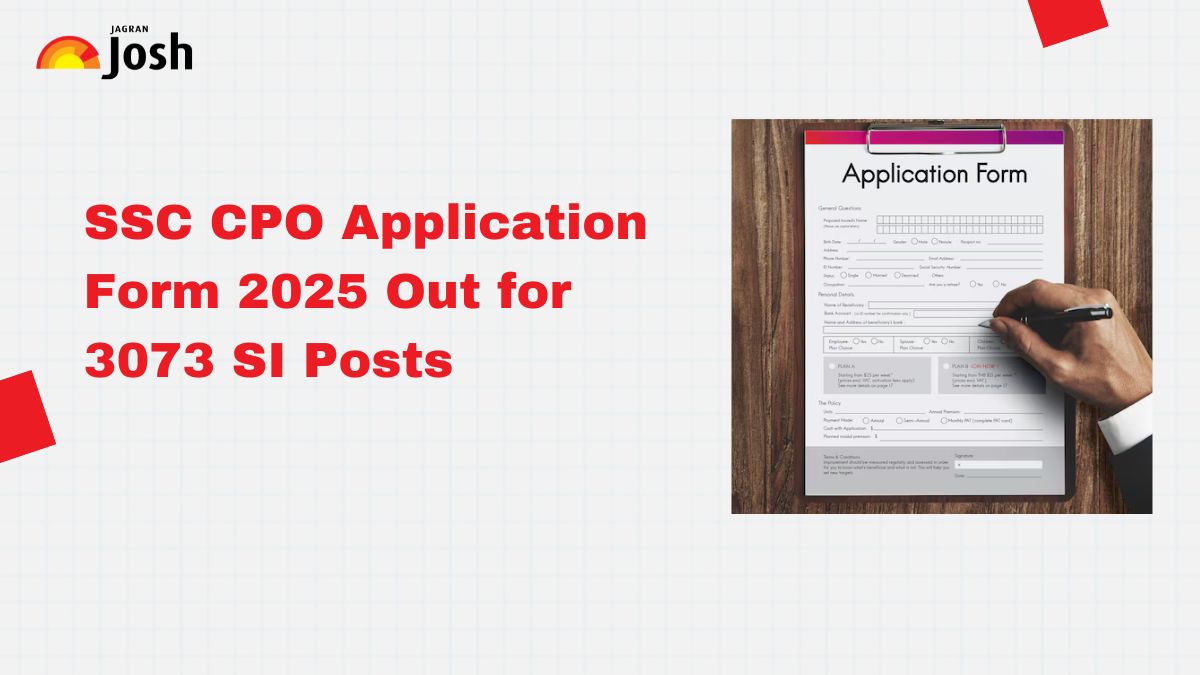 SSC CPO Apply Online 2025: Application Form Released for 3073 SI Posts at ssc.gov.in - Check Important Dates, Eligibility and More