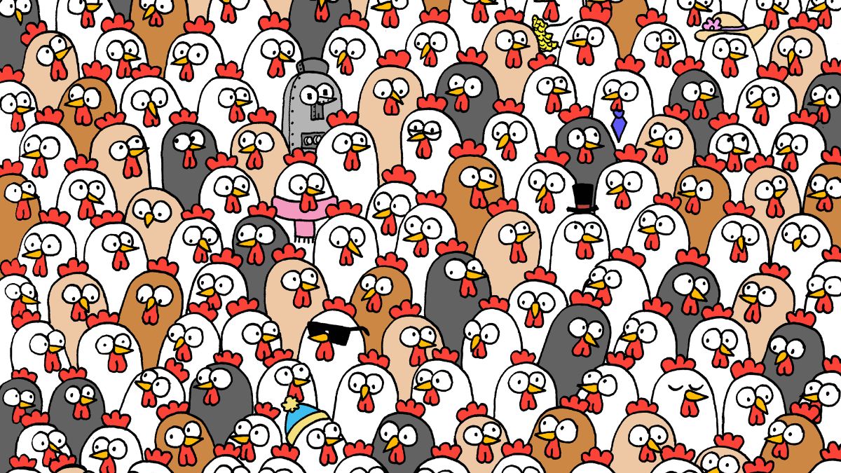 Can You Find Three Owls Among Chickens? Only 1% Highly Attentive Pass This IQ Test In 10 Seconds!