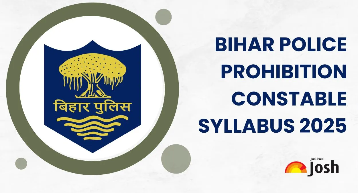 Bihar Police Prohibition Constable Syllabus 2025