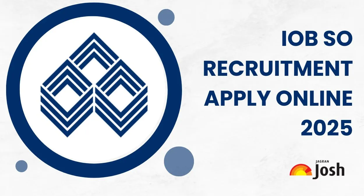 IOB SO Recruitment Apply Online 2025 Ends Today