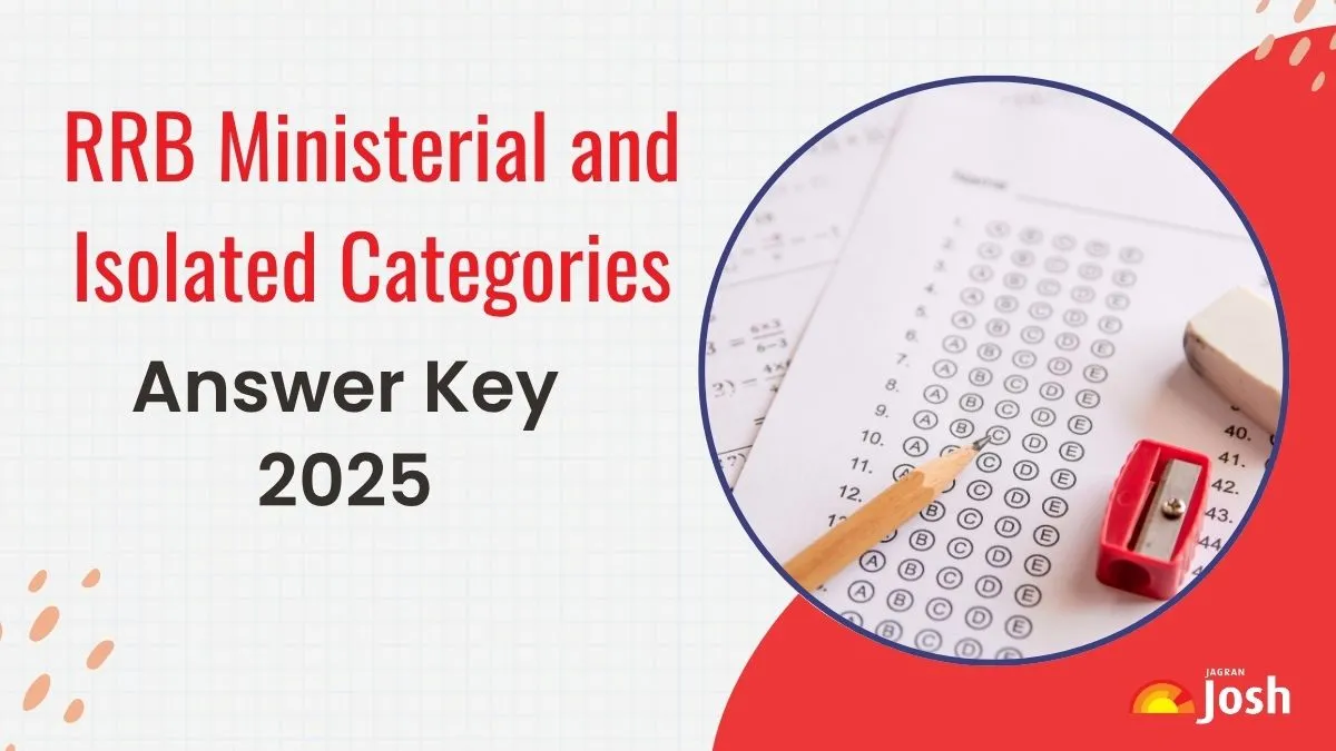 RRB Ministerial and Isolated Categories Answer Key 2025